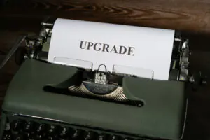 Typewriter Upgrade Decorative Image