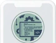 Phone with app Logo