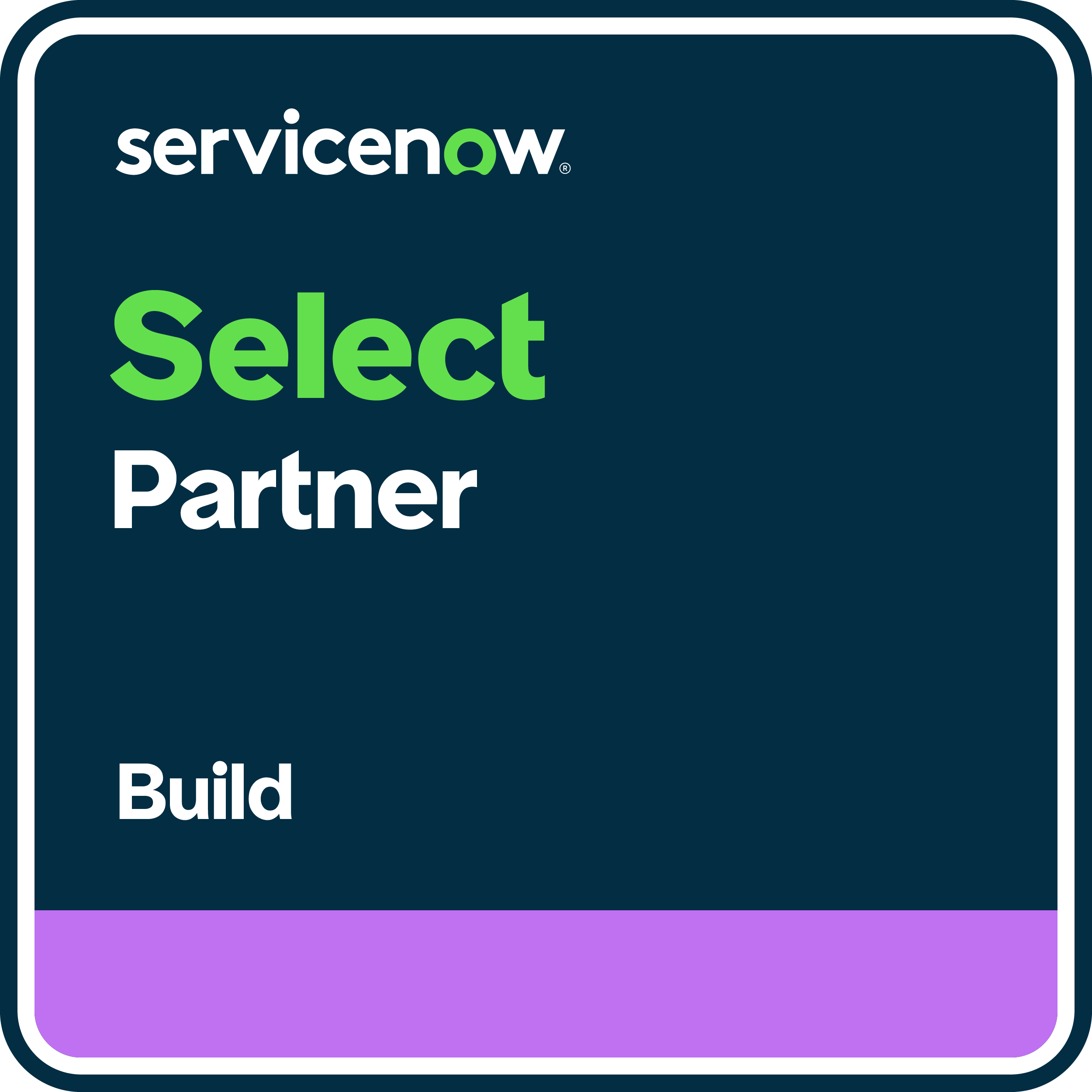 ServiceNow Select Partner Build Badge